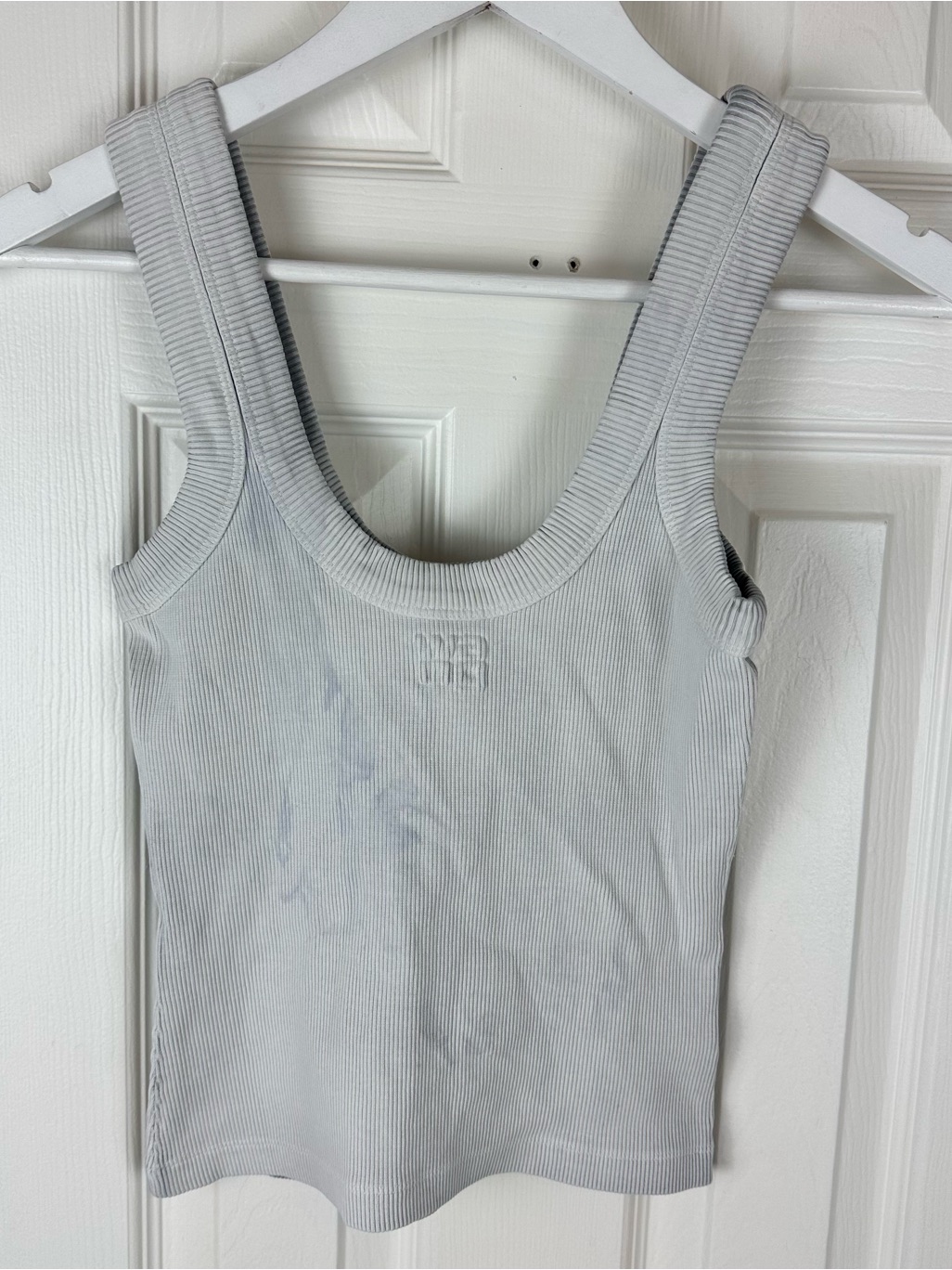 T By Alexander Wang Embossed Logo Tank Top